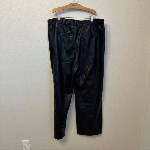 Bagatelle Black Pleather Pants - Picture 2 of 3